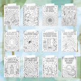 Mental Health Affirmation Coloring Pages – 40 Printable Self-Care Quotes for All Ages