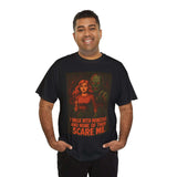 Horror Theme Unisex Tee - I Walk With Monsters, Scary Movie T-Shirt