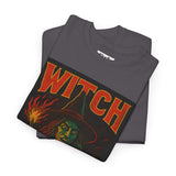 Witch Magic Unisex Heavy Cotton Tee, Halloween Shirt, Witchcraft Clothing, Casual T-Shirt, Spooky Vibes