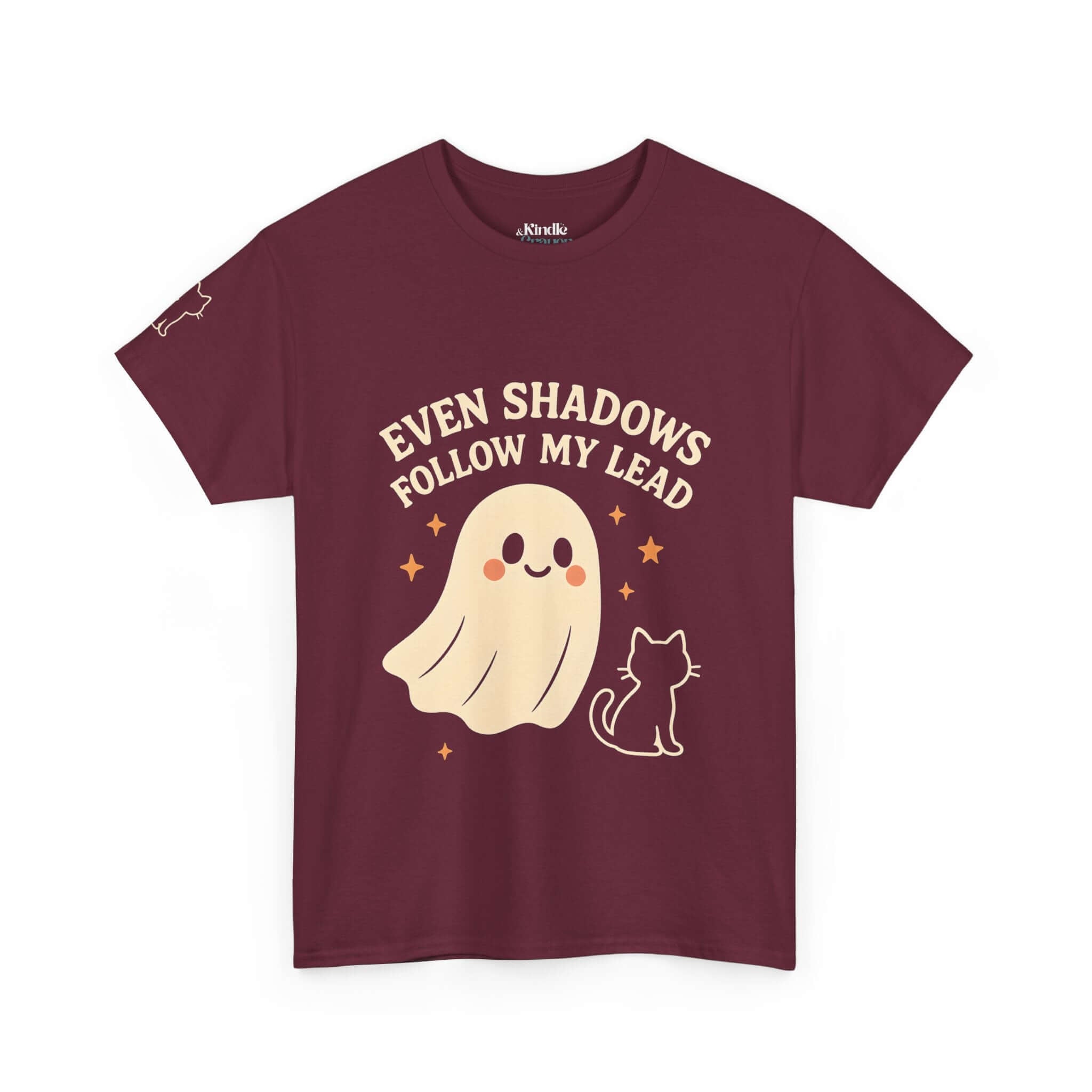 Spooktacular Ghost Tee - Even Shadows Follow My Lead, Halloween Shirt