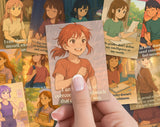 Empowering Teen Girl Affirmation Cards Set of 85 | 6 Topics for Confidence, Body Image, Mental Health & Resilience