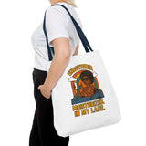 Chic Motivational Tote Bag - Unbothered, Moisturized, In My Lane