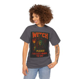 Witch Magic Unisex Heavy Cotton Tee, Halloween Shirt, Witchcraft Clothing, Casual T-Shirt, Spooky Vibes