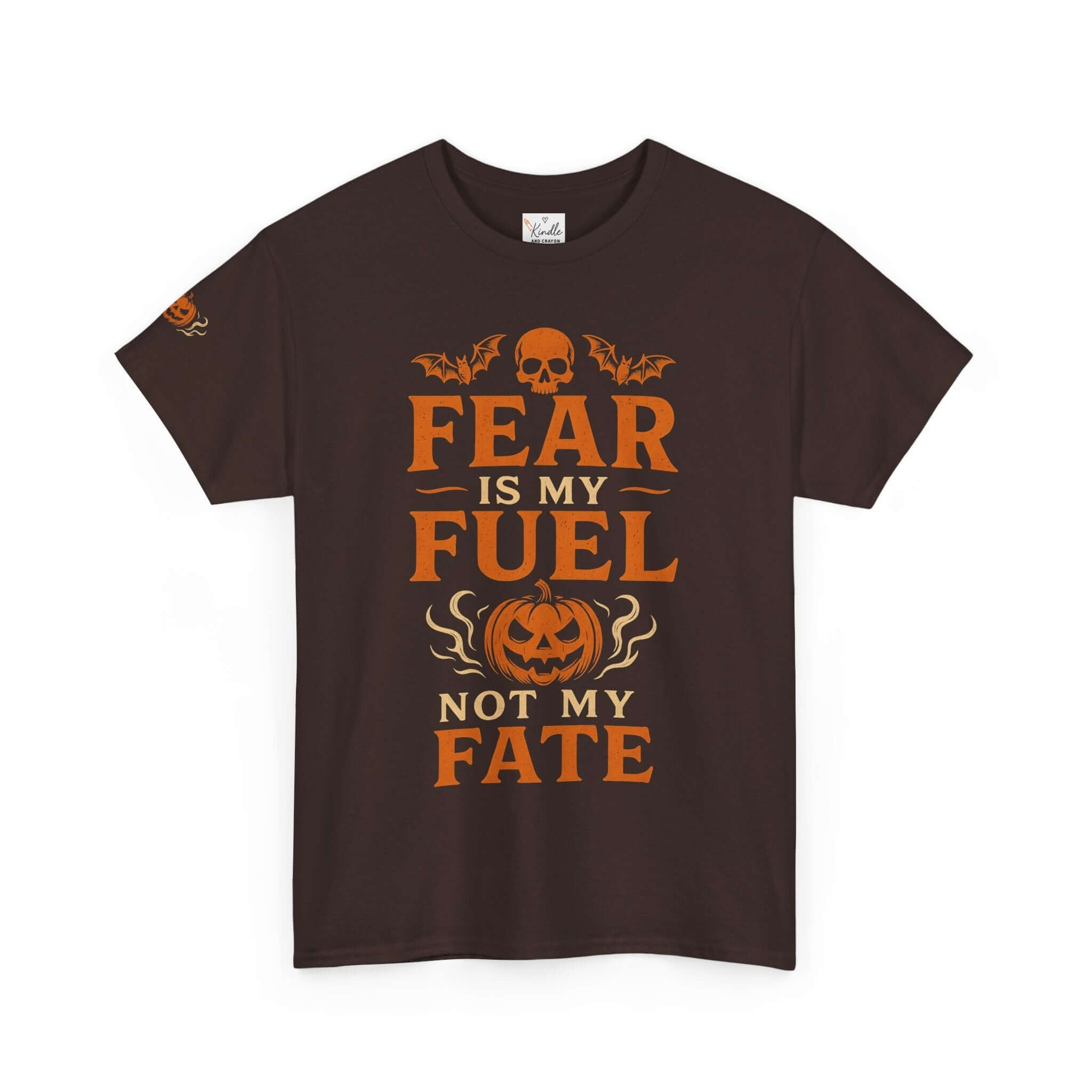 “Fear Is My Fuel, Not My Fate” – Motivational Halloween Unisex Tee