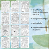 Mental Health Affirmation Coloring Pages – 40 Printable Self-Care Quotes for All Ages