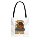 Chic Motivational Tote Bag - Unbothered, Moisturized, In My Lane