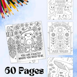 Anxiety Relief Coloring Pages – Affirmation Printables for Teens & Adults
