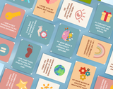 Colorful ADHD affirmation cards featuring empowering messages for neurodivergent minds, celebrating unique strengths.