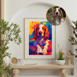Personalized Pet Portrait – Custom Digital Pet Art for Wall Decor & Gifts