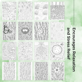 40 Botanical Coloring Pages - Printable Floral Art for Adults | Stress Relief Nature-Inspired Designs