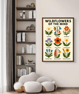 Wildflowers of the Mind Digital Print, Mental Health Wall Art, Therapy Office Decor
