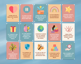 Colorful ADHD affirmation cards showcasing empowering messages for neurodivergent minds.