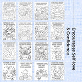 Kawaii Mental Health Coloring Pages – Cute Affirmation Printables for Kids, Teens & Adults