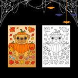 Halloween Dog Coloring Pages - 20 Printable Dog Breeds in Costumes + Bonus Design Page - Instant Download PDF
