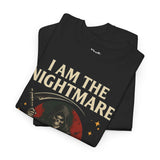 Unisex Heavy Cotton Tee - "I Am the Nightmare That Slays Self Doubt"
