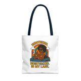 Chic Motivational Tote Bag - Unbothered, Moisturized, In My Lane