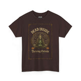 Dead Inside Thriving Outside Unisex Heavy Cotton Tee