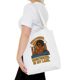 Chic Motivational Tote Bag - Unbothered, Moisturized, In My Lane