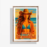 Inspirational Wall Art Beach Print – Coastal Western Digital Download