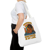 Chic Motivational Tote Bag - Unbothered, Moisturized, In My Lane