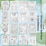 Mental Health Affirmation Coloring Pages – 40 Printable Self-Care Quotes for All Ages