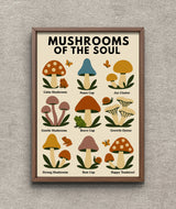 Mushrooms of the Soul - Mental Health Wall Art Print (Digital Download)