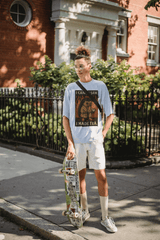 Cozy Hedgehog Tea Tee, Funny T-Shirt, Gift for Tea Lovers, Unisex Apparel, Casual Wear, Animal Lover Shirt