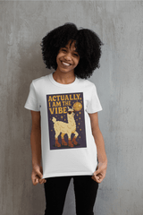Disco Llama Tee, Whimsical T-Shirt, Funny Cotton Tee, Gifts for Animal Lovers, Party Vibes Shirt, Unisex Fashion Top
