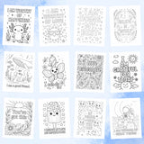 Anxiety Relief Coloring Pages – Affirmation Printables for Teens & Adults