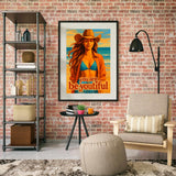 Inspirational Wall Art Beach Print – Coastal Western Digital Download