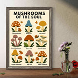 Mushrooms of the Soul - Mental Health Wall Art Print (Digital Download)