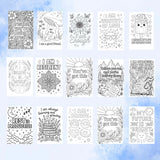 Anxiety Relief Coloring Pages – Affirmation Printables for Teens & Adults