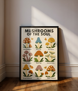 Mushrooms of the Soul - Mental Health Wall Art Print (Digital Download)