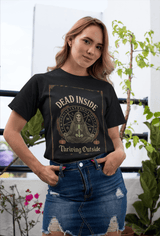 Dead Inside Thriving Outside Unisex Heavy Cotton Tee