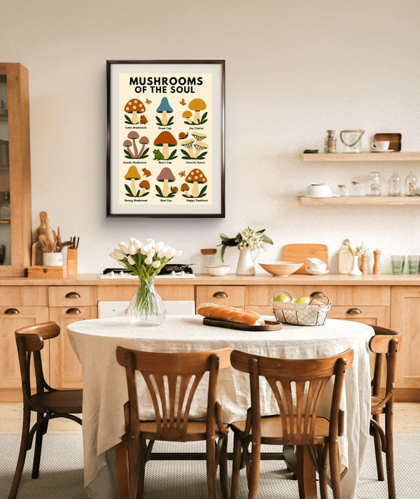 Mushrooms of the Soul - Mental Health Wall Art Print (Digital Download)