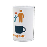 Stylish Stubby Cooler with fun graphics for keeping drinks cold, perfect Father's Day gift.