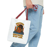 Chic Motivational Tote Bag - Unbothered, Moisturized, In My Lane