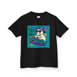 Kids Halloween Tee - Ghost Shirt, Too Cool for Ghouls