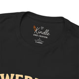 Powered by Snacks & Self-Respect” Unisex Tee – Fuel Your Day with Sass & Snacks