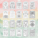 100 Self-Love & Affirmation Coloring Pages – Instant Download for Anxiety Relief