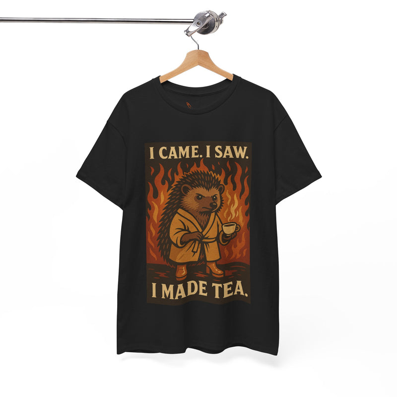 Hedgehog Tea Lover Unisex Tee Shirt