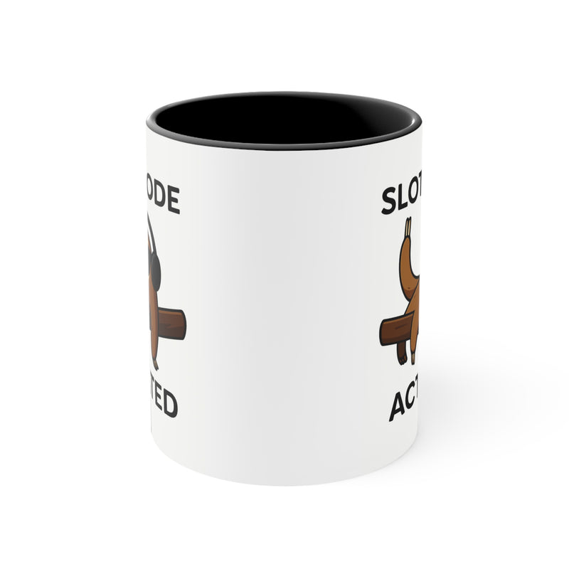 Sloth Mode Activated Coffee Mug, Fun Coffee Cup for Animal Lovers