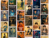 80 Anime Affirmation Cards for Teen Boys | Mental Health, Confidence, Body Image, Puberty, Bullying, Relationships & Academic Stress Set