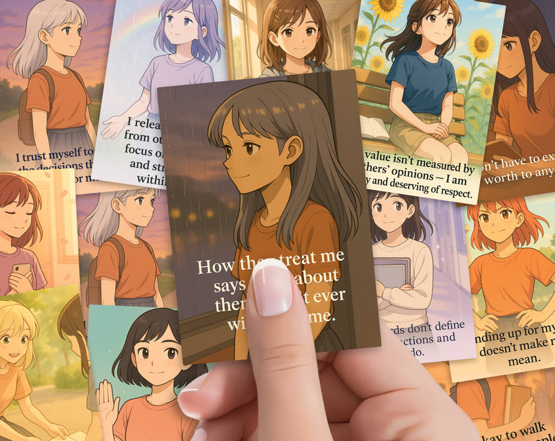 15 Positive Affirmation Cards for Teen Girls – Bullying & Boundaries Support