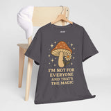 Magic Mushroom Tee, Funny T-Shirt for Nature Lovers, Unisex Cotton Shirt, Gift for Friends, Quirky Casual Wear