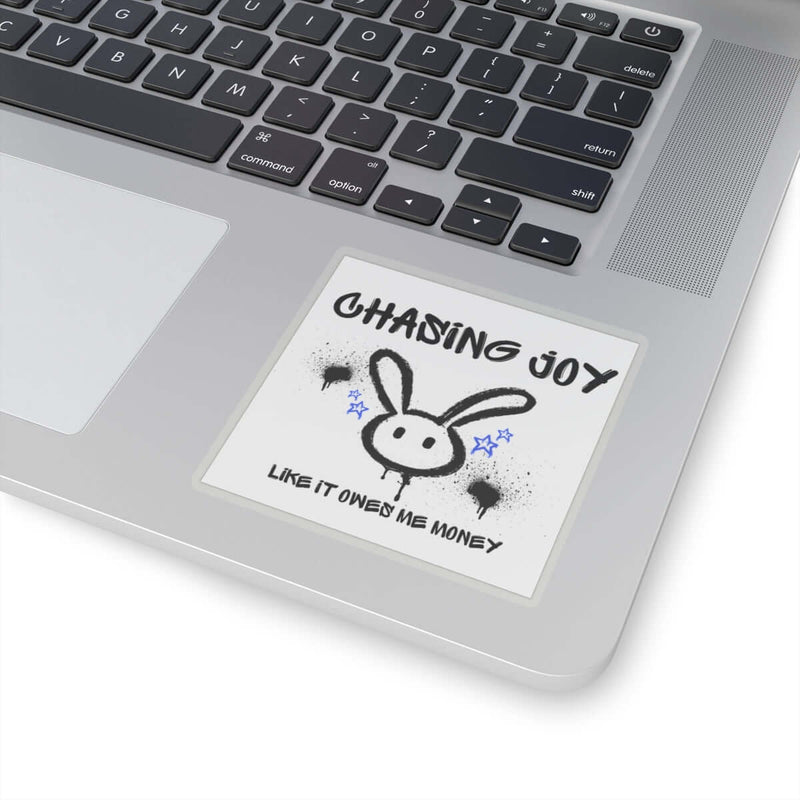 Chasing Joy Kiss-Cut Stickers, Fun Laptop Decals