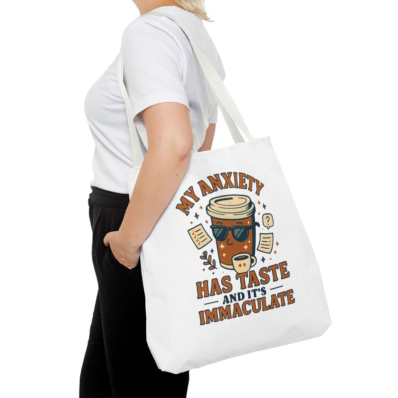 Funny Anxiety Tote Bag, Motivational Bag
