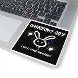 Chasing Joy Kiss-Cut Stickers - Fun Decor for Laptops
