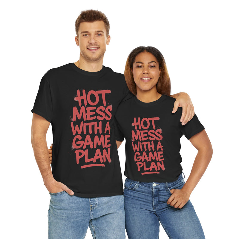 Unisex Graphic Tee – Hot Mess With a Game Plan
