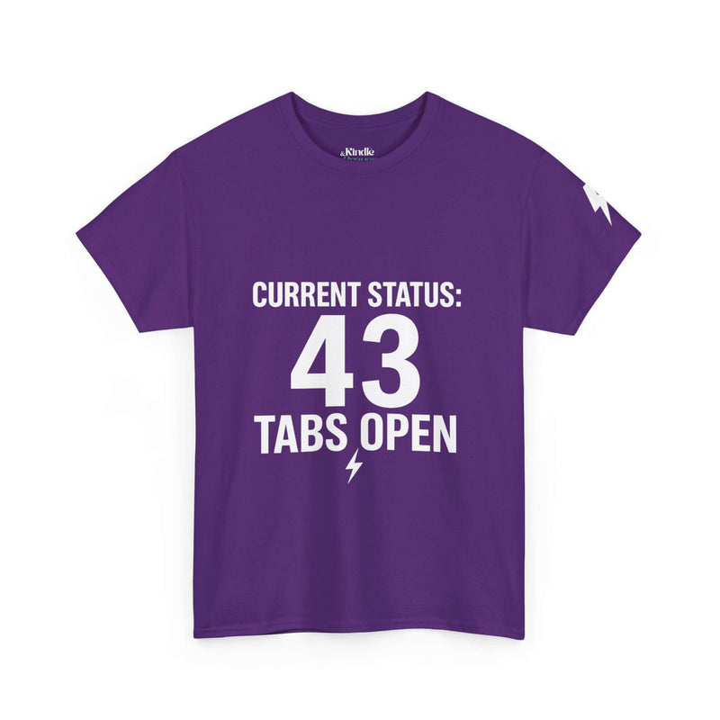 ADHD T-shirt - Fun Unisex Heavy Cotton Tee, Perfect for Gift, Tech Lover Shirt